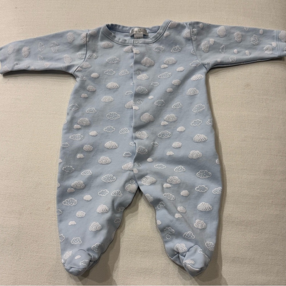 Kissy Kissy Blue Cloud Footie